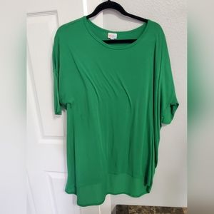 Xlarge lularoe Irma Solid Green